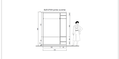 Meuble sur mesure plan